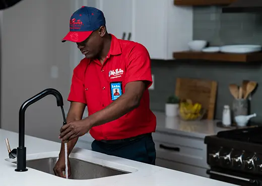 Kitchen drain cleaning service